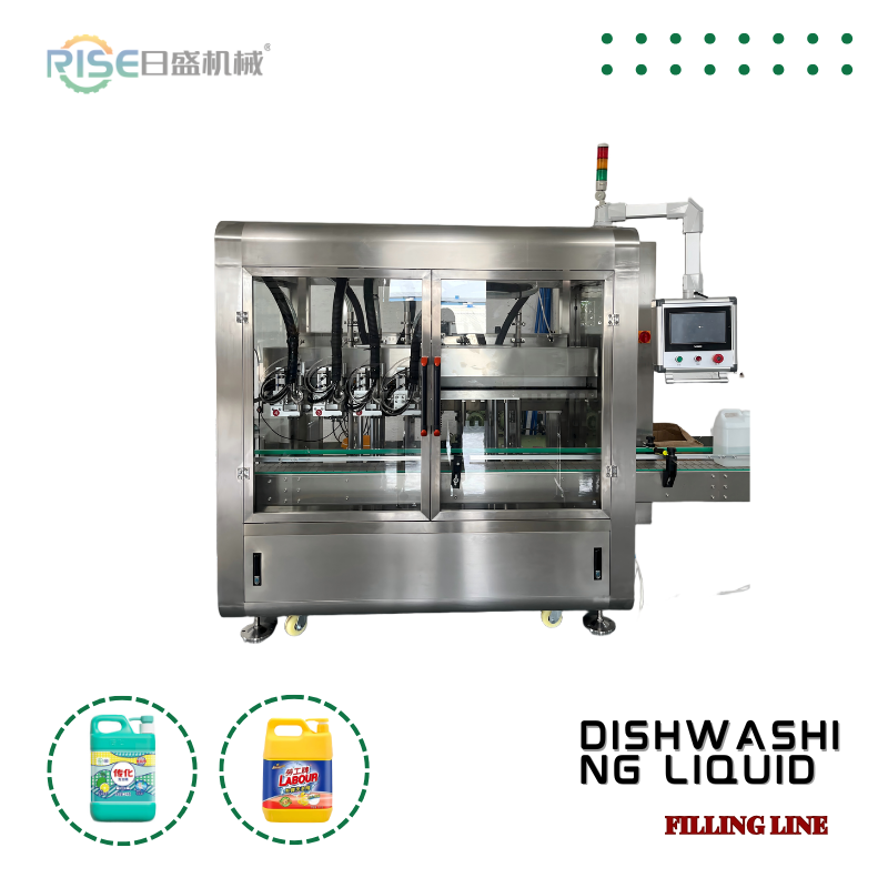 Automatic Dishwashing Liquid Filling, Capping & Cartoning Production Line